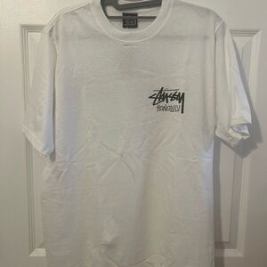 Stussy White Short Sleeve Tee Classic Streetwear